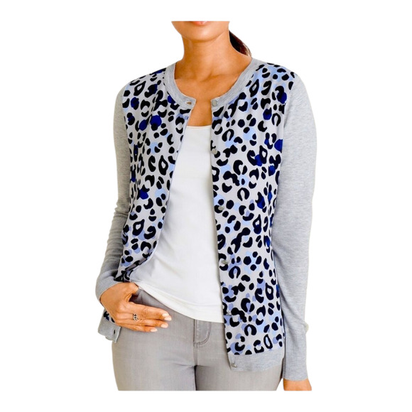 Chico's Cardigan Animal Print - Picture 3 of 8